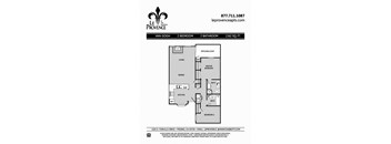 Van Gogh, Upstairs Floor Plan at Le Provence at the Dominion, Fresno
