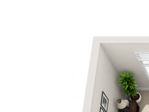 2 Bedroom 3D Floorplan
