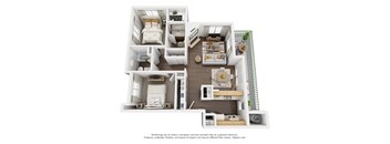 2 Bedroom, 2 Bath, Upstairs,at Park Ridge Apartments, Fresno, CA