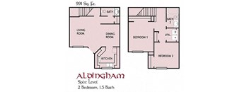 2 Bedroom Floorplan