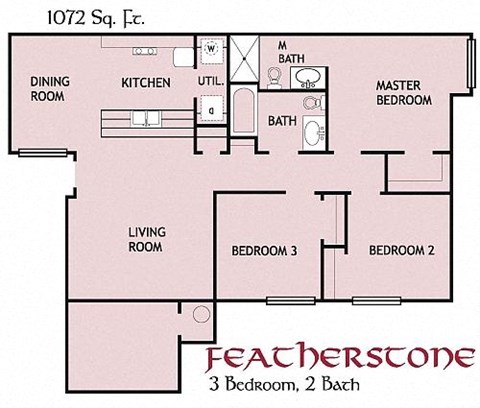 3 Bedroom Floorplan