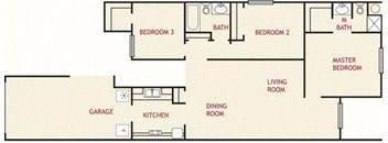 3 Bedroom Floorplan