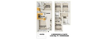 Four bedroom floor plan 