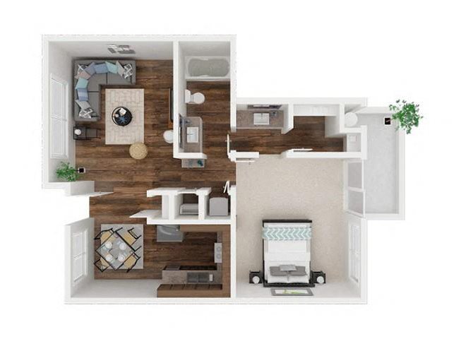 English Walnut floor plan.