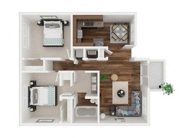 Japanese Walnut floor plan.