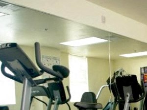 Pine Grove 55+ Apartments Gym with fitness equipment