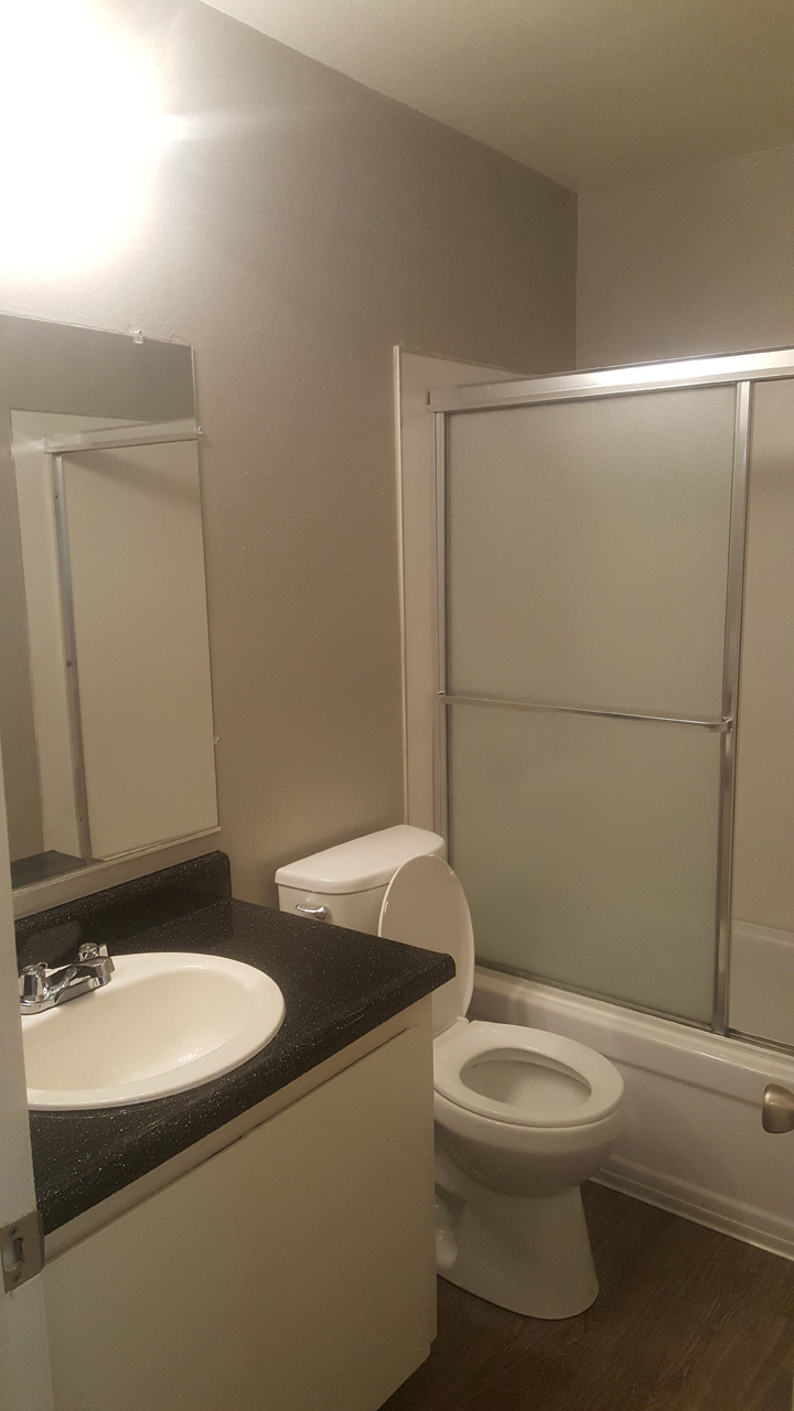 Bathroom l The Overlook Apartments l Auburn, CA