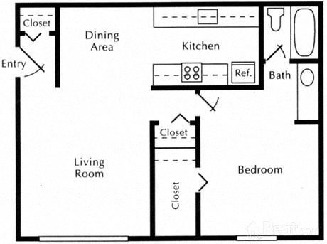 1x1 units available at Forest Park in Chico