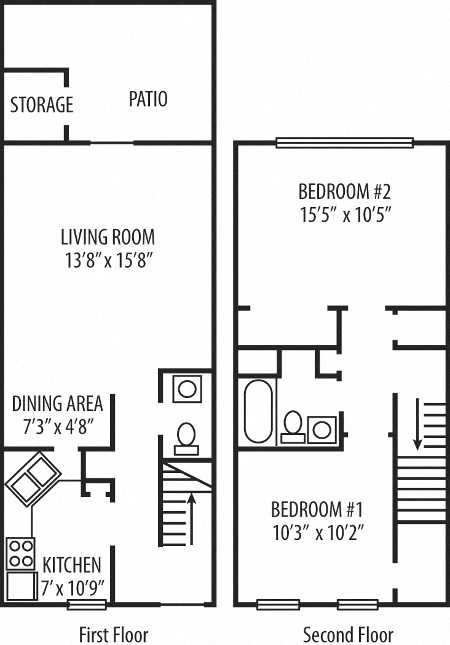 801 Holly Springs Ave 2 Beds Apartment, Townhouse, Affordable for Rent - Photo Gallery