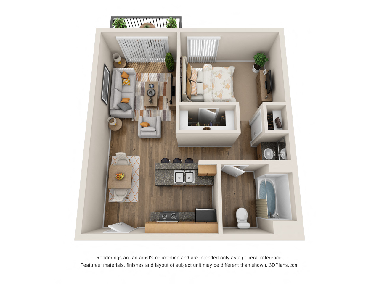 1 Bedroom