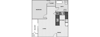 1 Bedroom B
