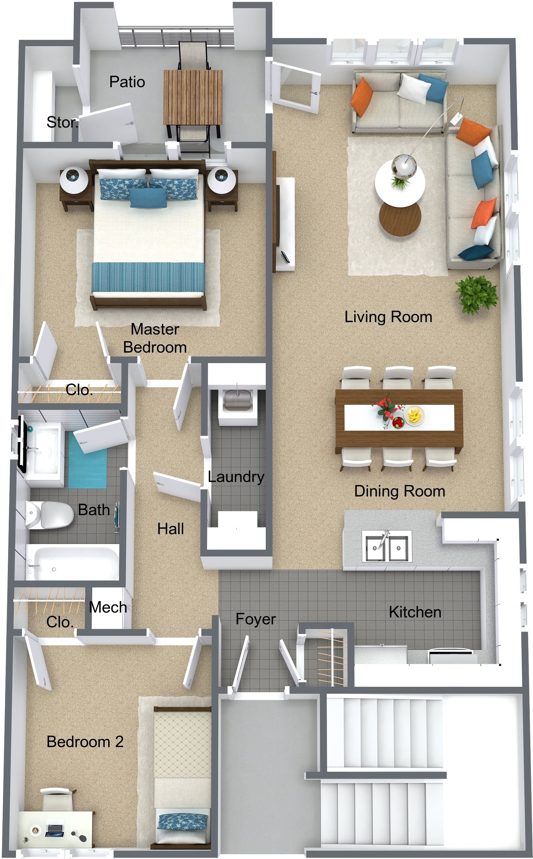 Floor Plans Of Willow Bend Apartments In Durham Nc