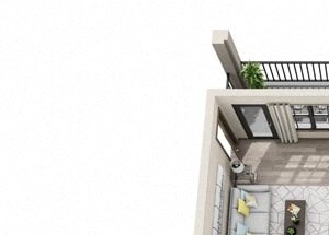 The Knight 3D The Knight 3D. 1 bedroom apartment. Kitchen with island open to living room. 1 full bathroom. Walk-in closet. Patio/balcony.