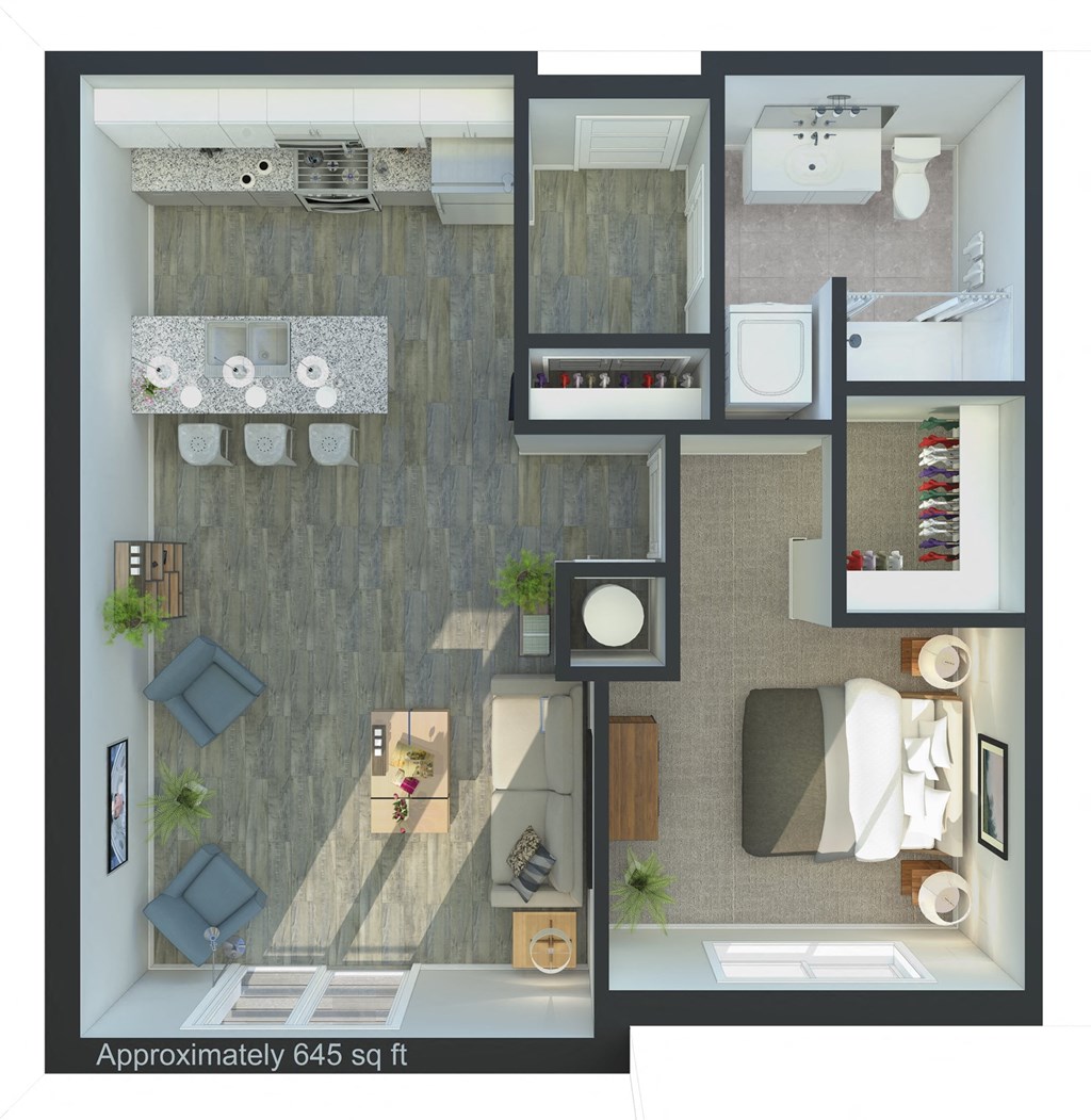 a1 floor plan  apartments at the galleria apartments