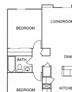 Paseo del Oro 2 Bedroom Floor Plan Paseo del Oro 2 Bedroom Floor Plan