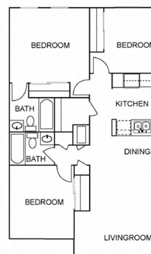 Paseo del Oro 3 Bedroom Floor Plan Paseo del Oro 3 Bedroom Floor Plan