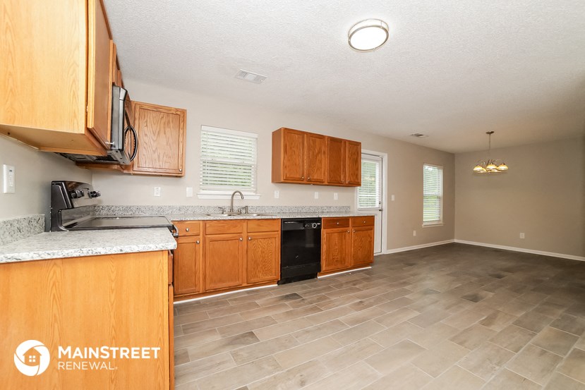 the kitchen is clean and ready for us to use