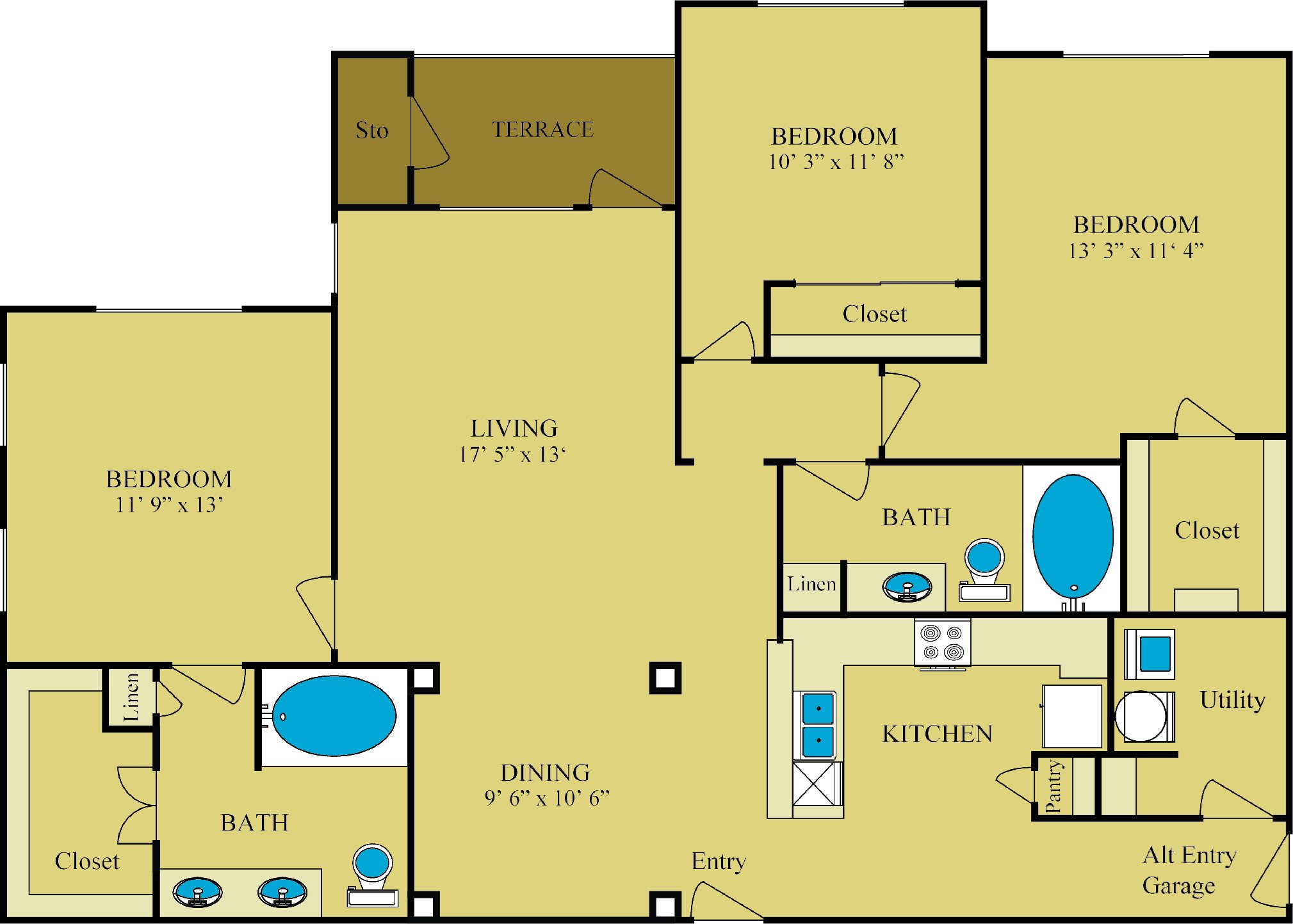 Floor Plans of Discovery at Shadow Creek Ranch in Pearland, TX