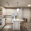 Fitted Kitchen With Island Dining at The McMillan, Minnesota