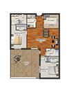 2BR 2.5BA Flat