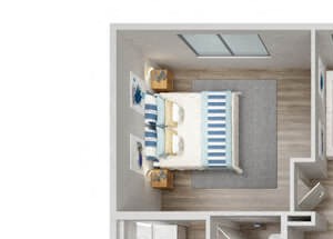 B4 Floorplan at South Beach Apartments in Las Vegas, NV