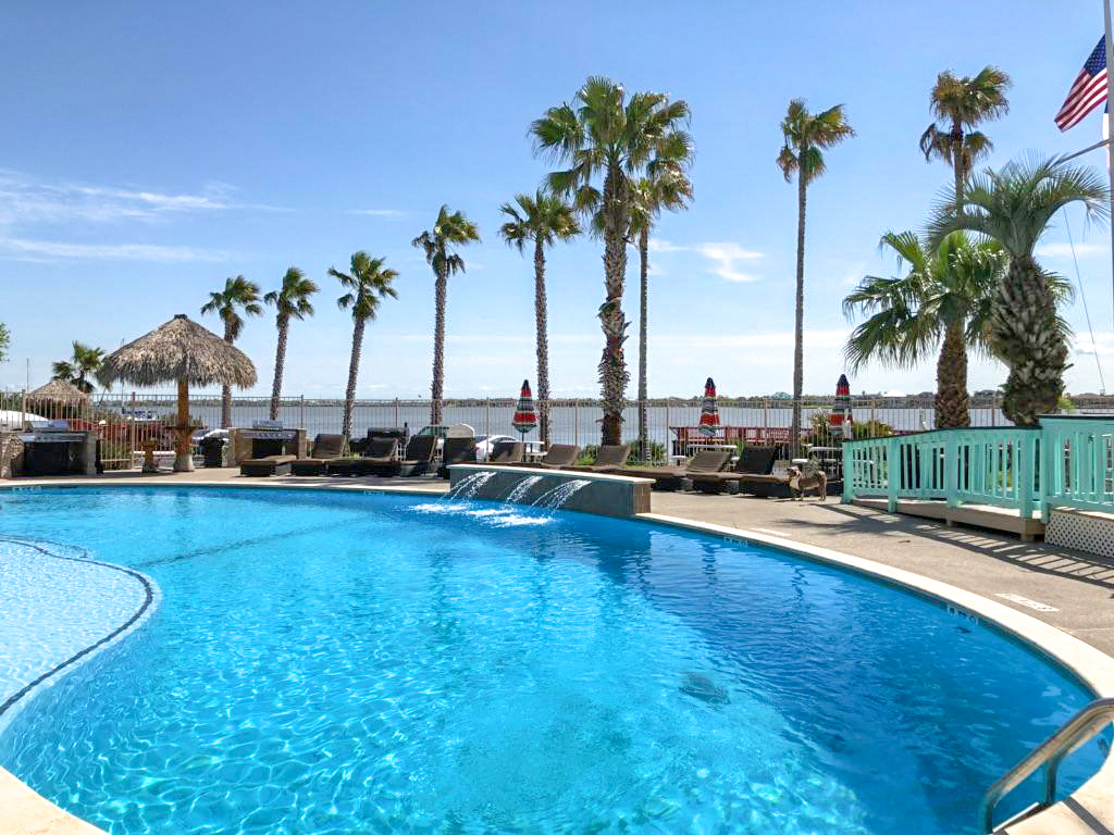 Pool with lounge chairs