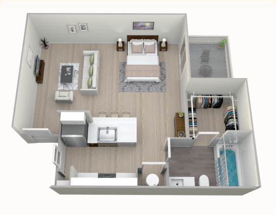 Studio floor plan
