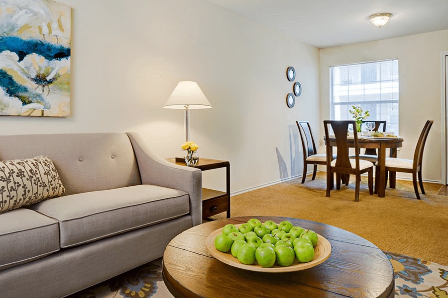 Furnished living room