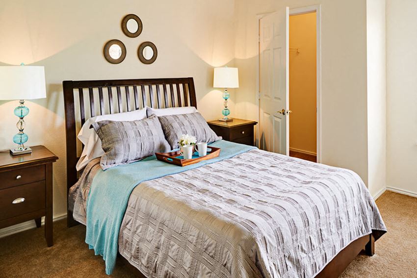 Furnished bedroom