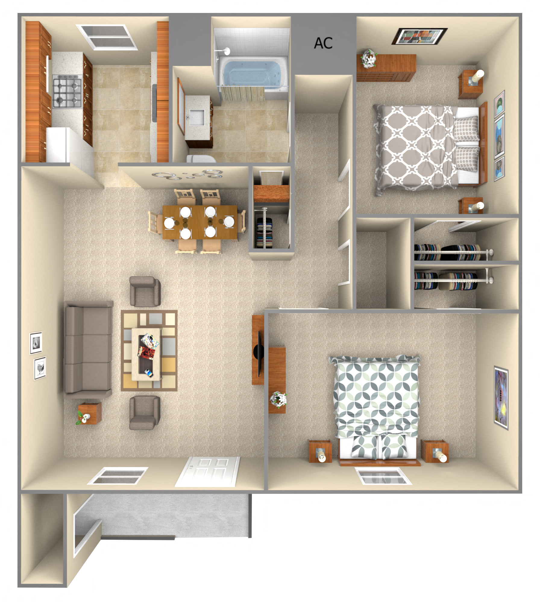 1516 Marsailes Drive 1-2 Beds Apartment for Rent - Photo Gallery 5