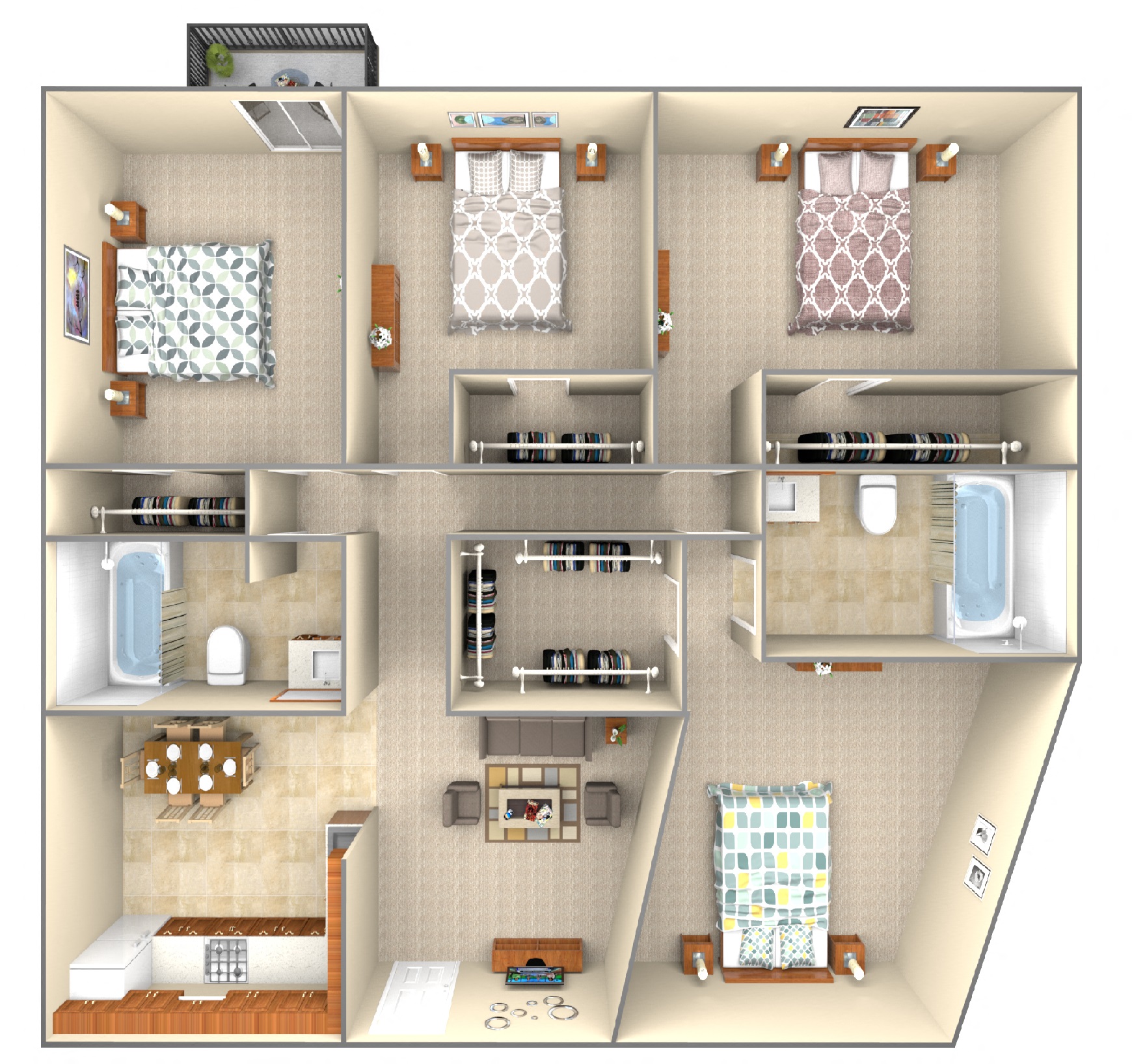 4668 Huntington Drive South 2-4 Beds Apartment for Rent - Photo Gallery 10