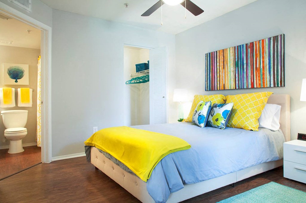 Furnished bedroom