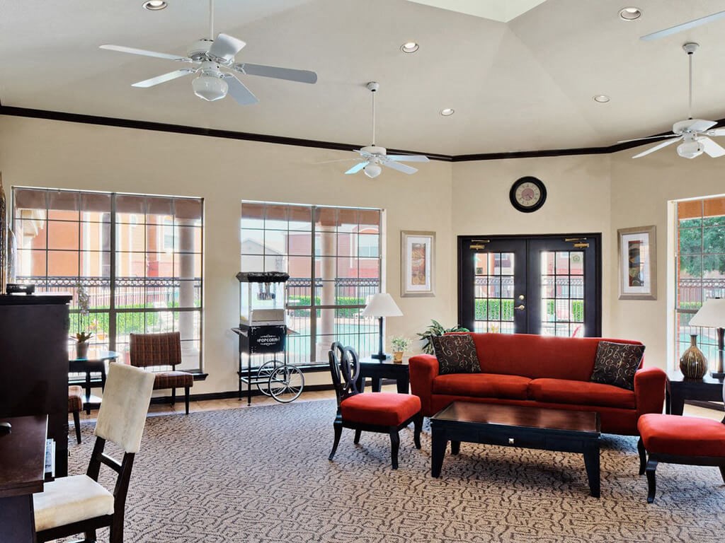 Clubhouse with seating