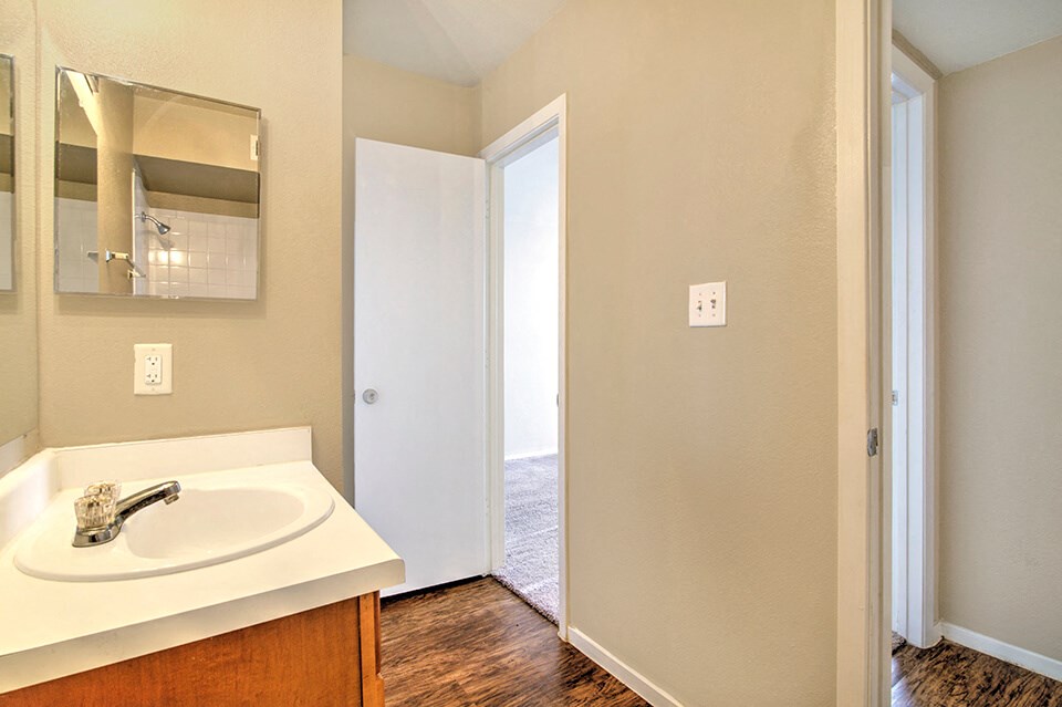 Bathroom attached to bedroom