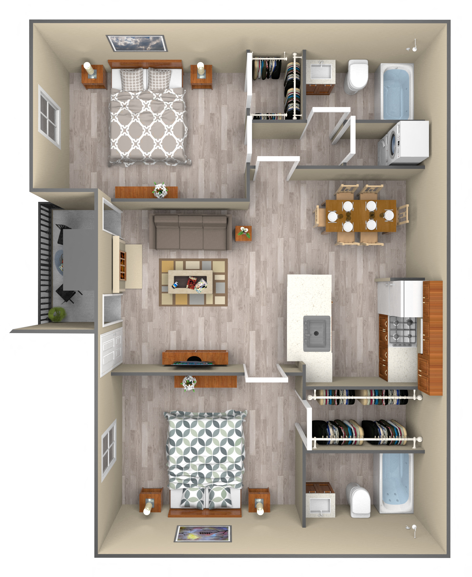 8000 Oakdell Way 1-2 Beds Apartment for Rent - Photo Gallery 28