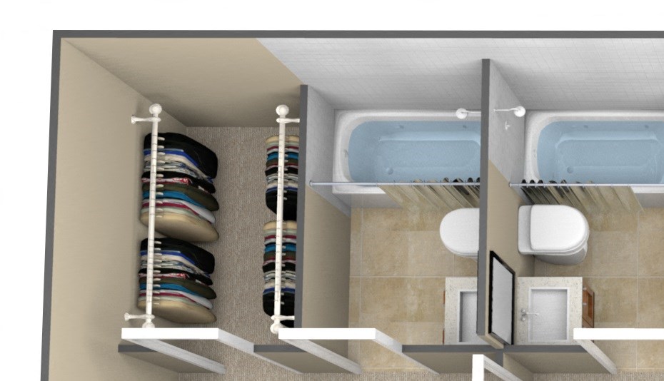 2-Bedroom floor plan