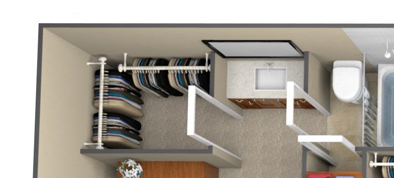 3-bedroom floor plan