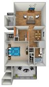 1 BED 1 BATH