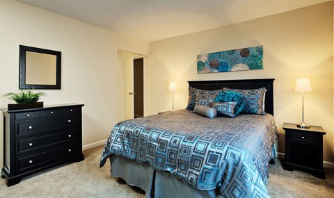 Furnished bedroom