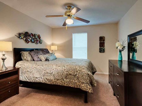 Furnished bedroom