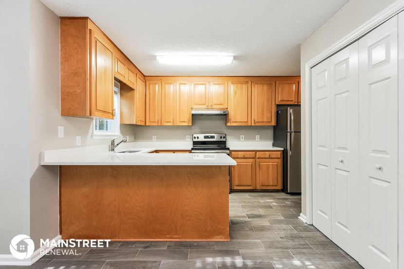 the kitchen is clean and ready for us to use