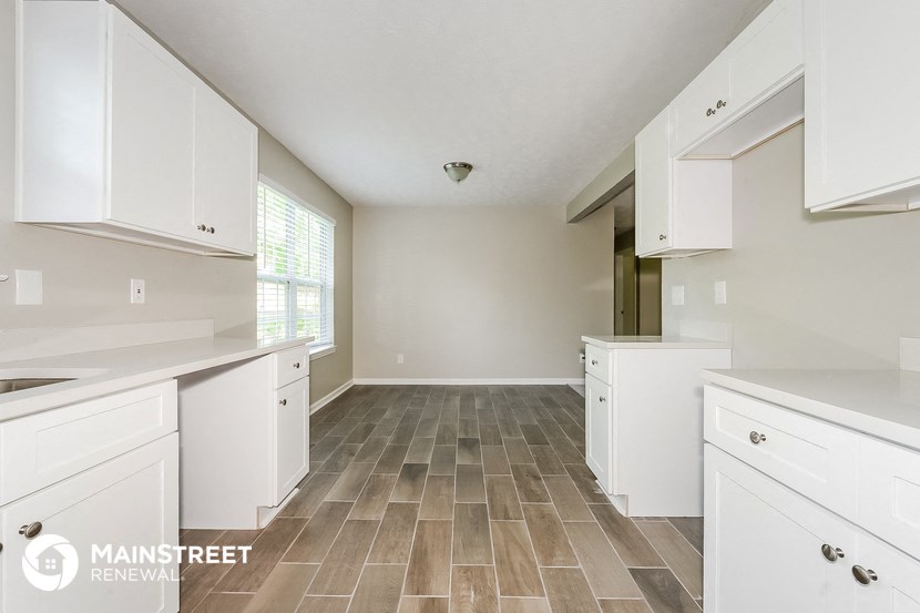 the kitchen is clean and ready for us to use