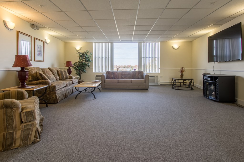 Media Room at Lakewood Towers Senior Apartments in Lake Villa, IL