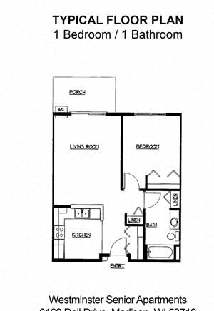 1 Bedroom 1 Bathroom