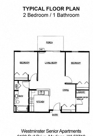 2 Bedroom 1 Bathroom