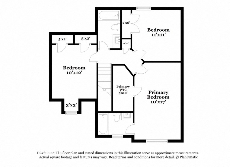 this is the floor plan for a bedroom apartment with roommates
