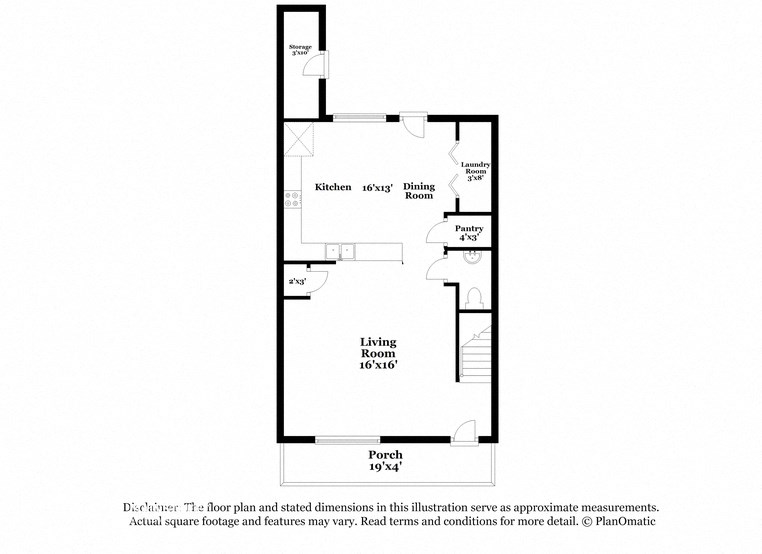 this diagram shows the floor plan for the residence