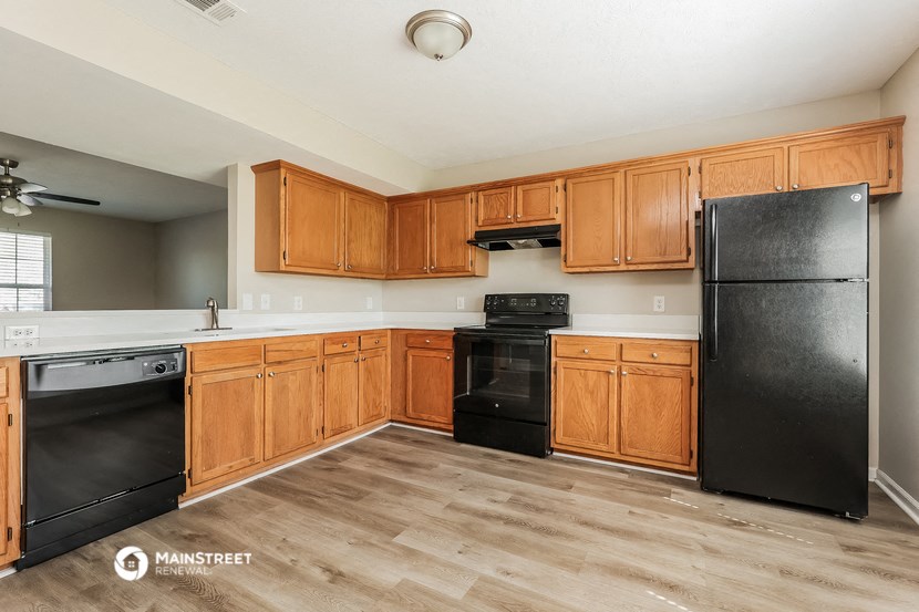 the kitchen is clean and ready for us to use