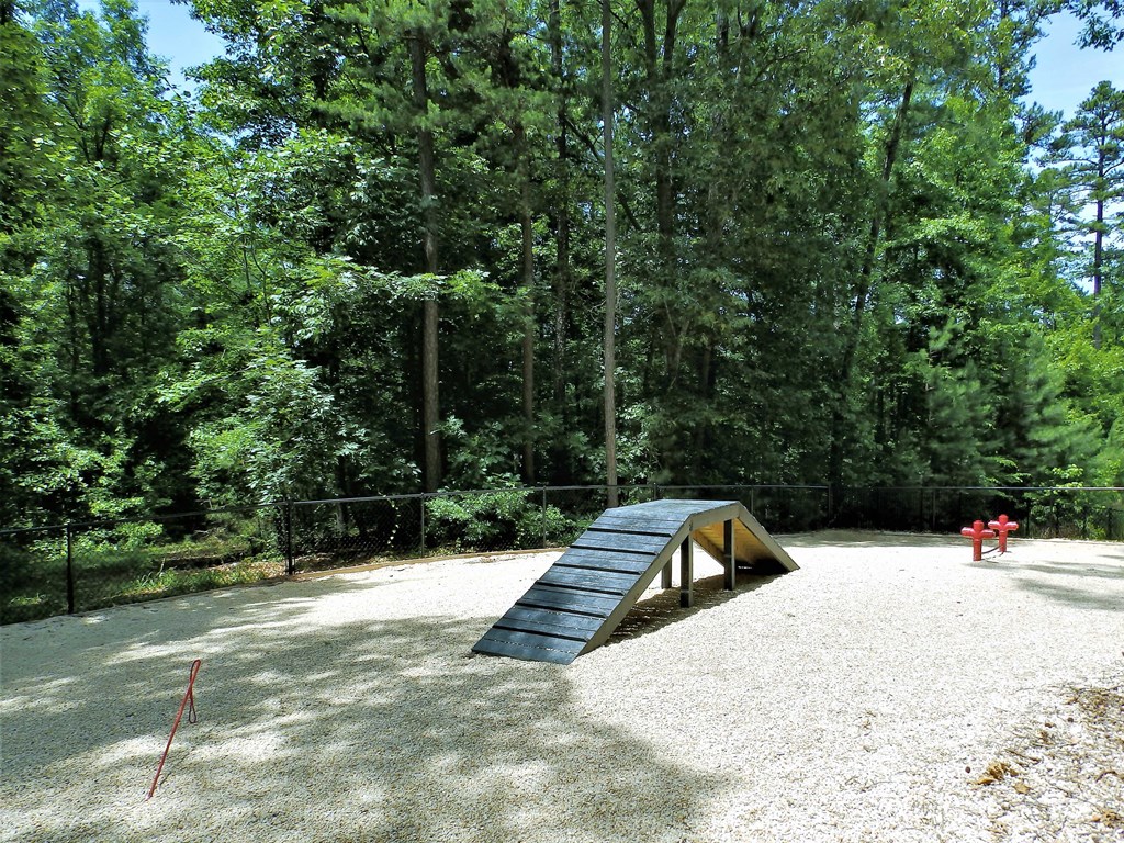 a ramp and a fire hydrant in a park