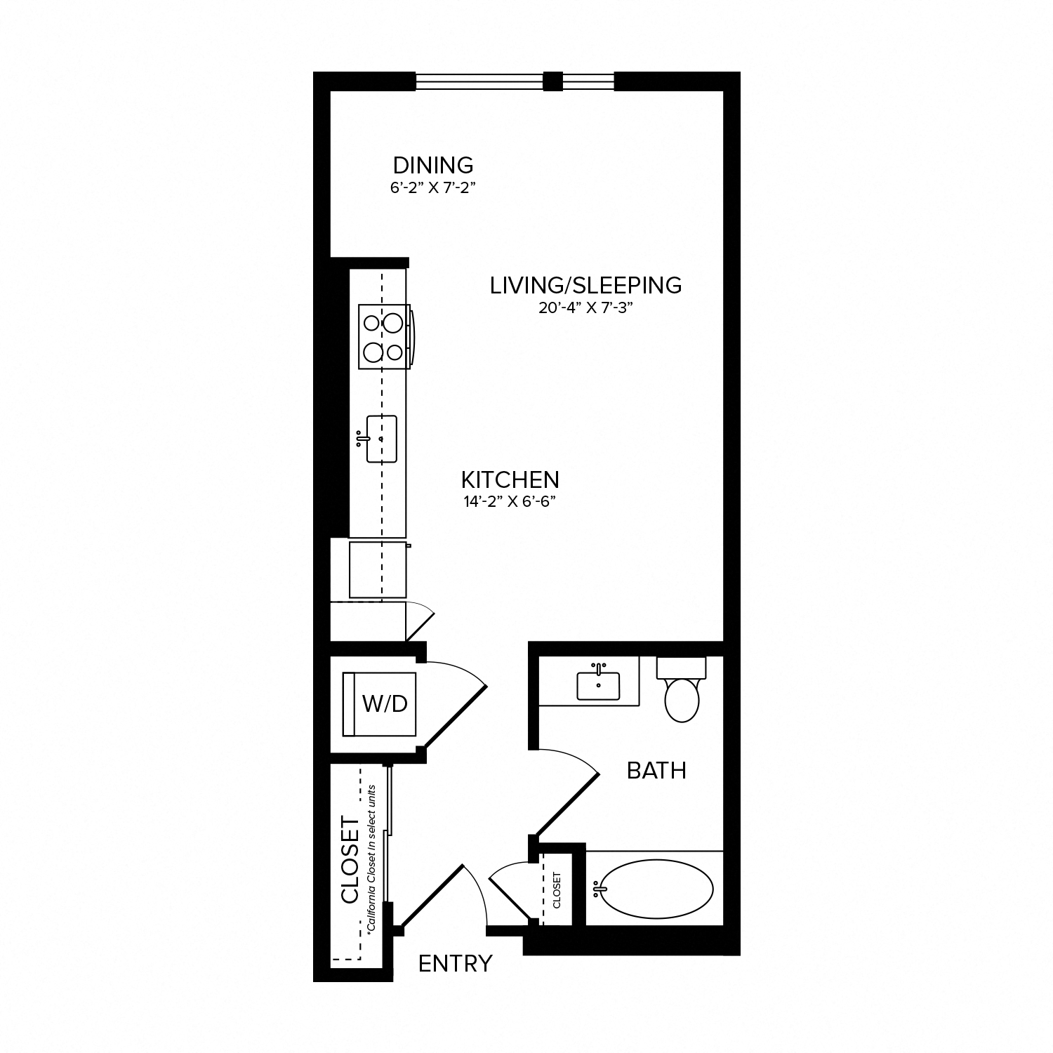 2302 Valdez Street Studio-2 Beds Apartment for Rent - Photo Gallery 9